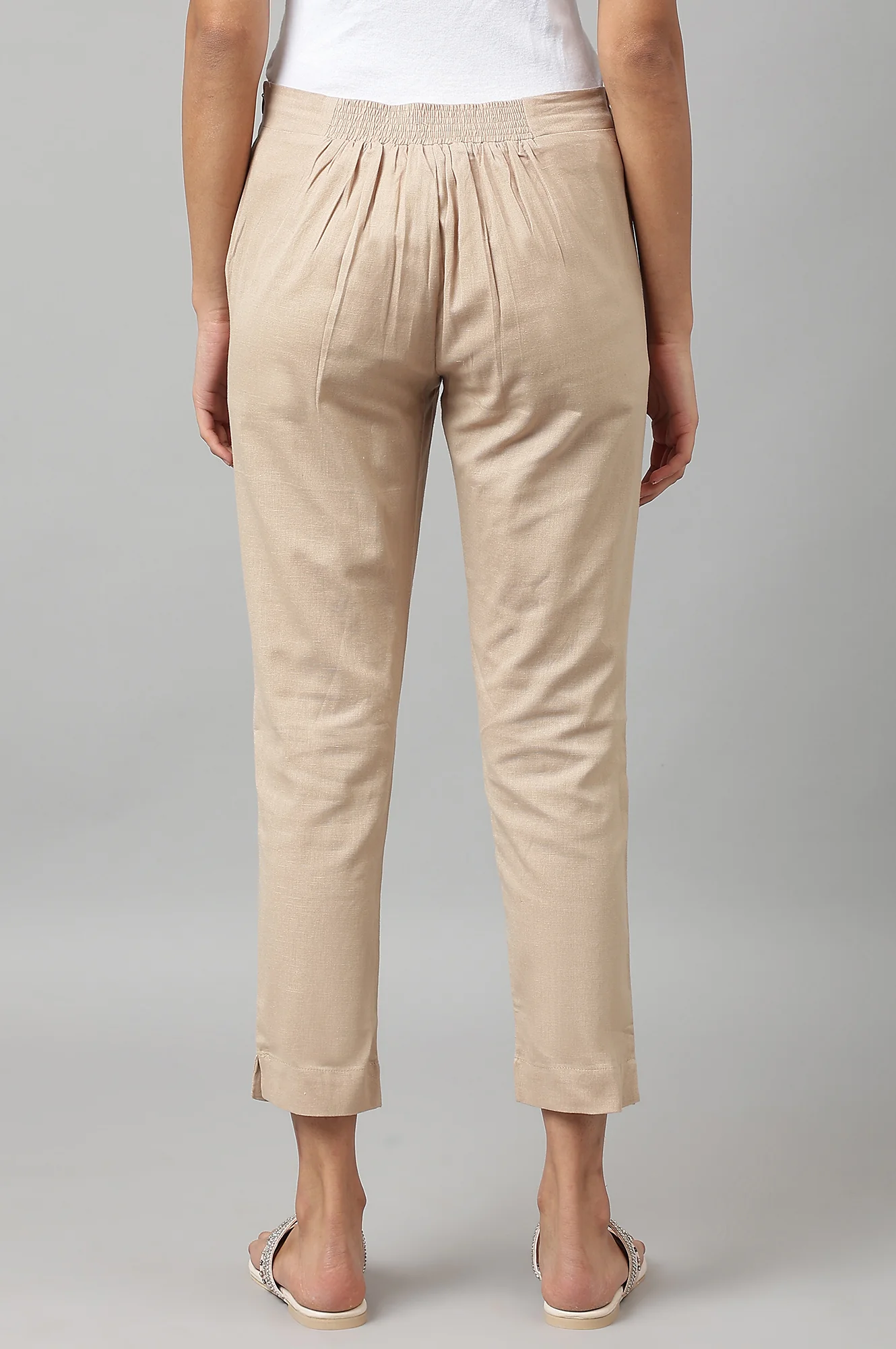 Beige And Black Slim Pants Combo - Image 6