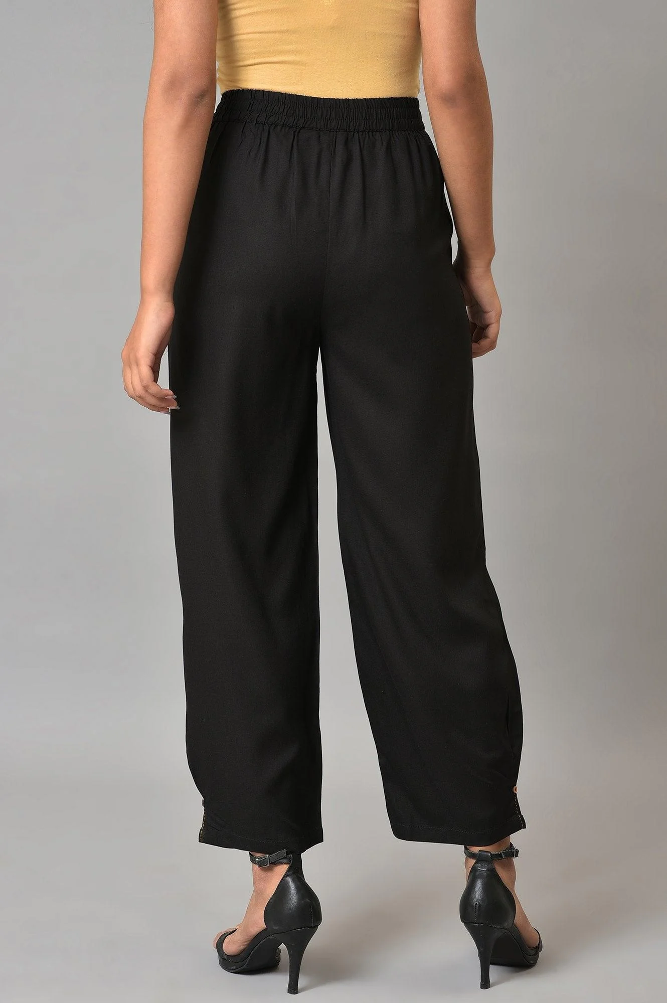 Black Box Pleated Straight Pants - Image 2
