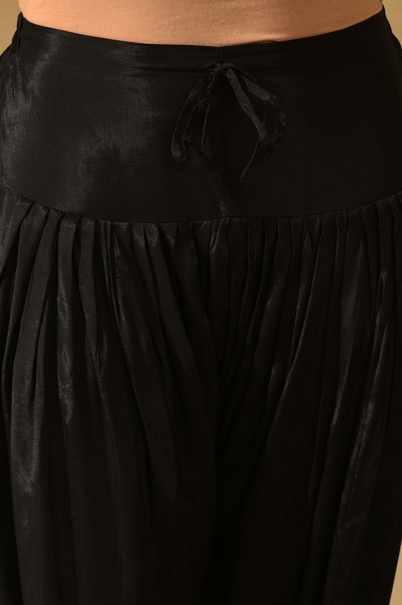 Black Embroidered Salwar Pants - Image 6