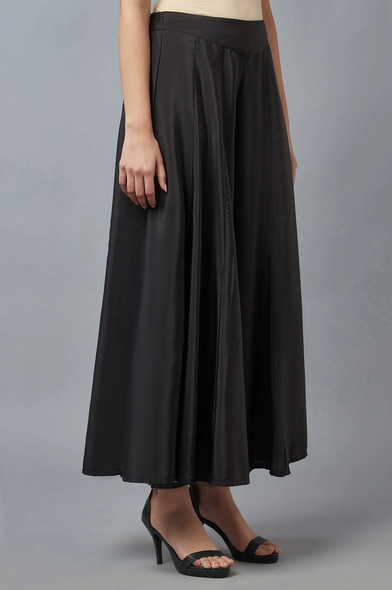 Black Flared Skirt - Image 4