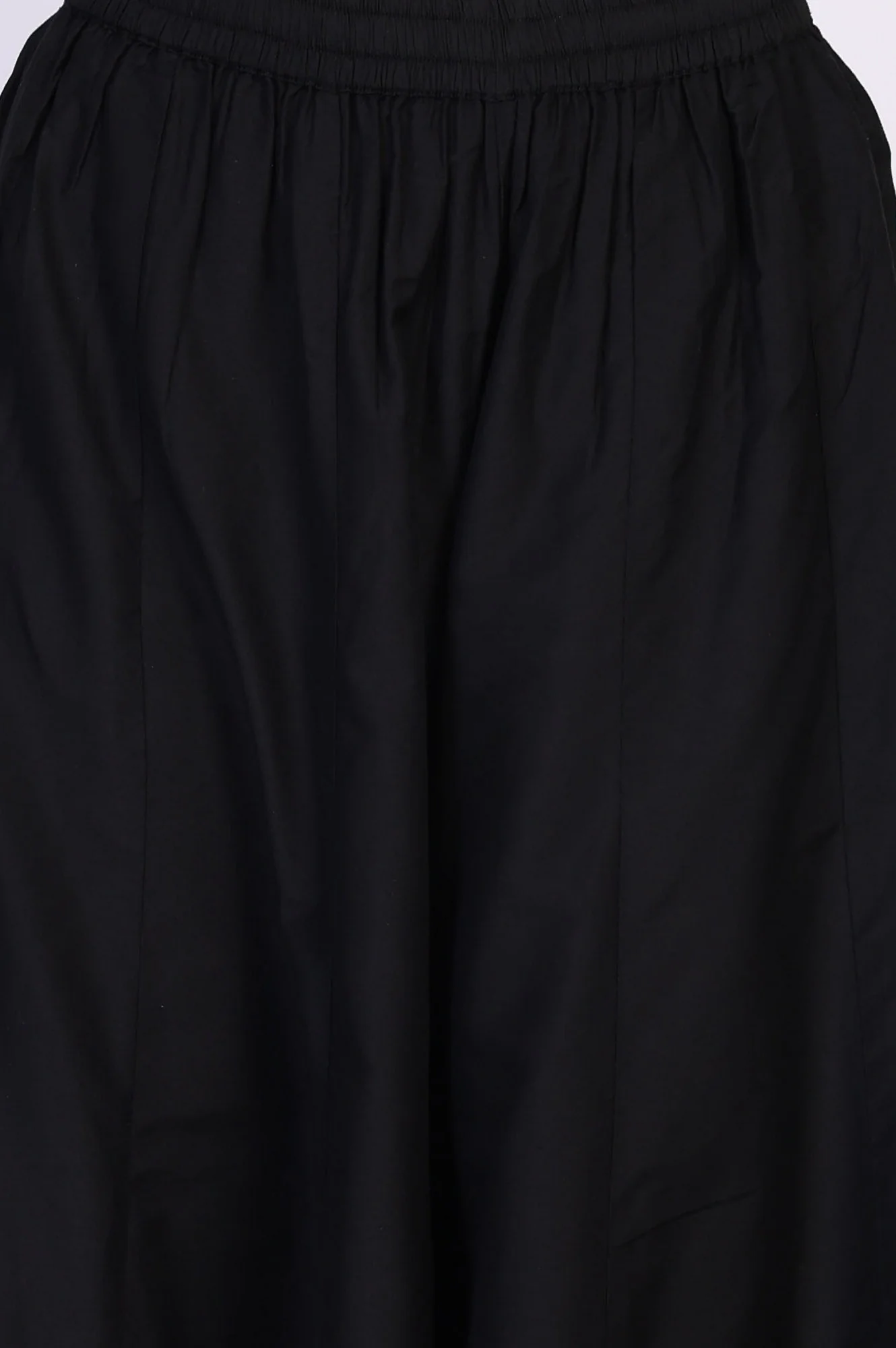 Black Floral Thread Embroidery Straight Woven Kurta with Flared Pant and Dupatta Set - Image 7