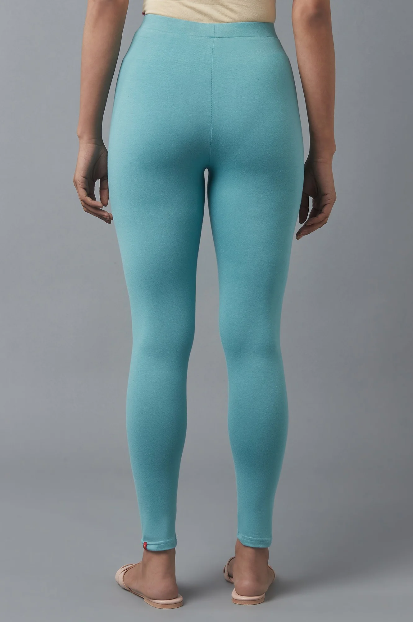 Blue Ankle Length Tights - Image 2