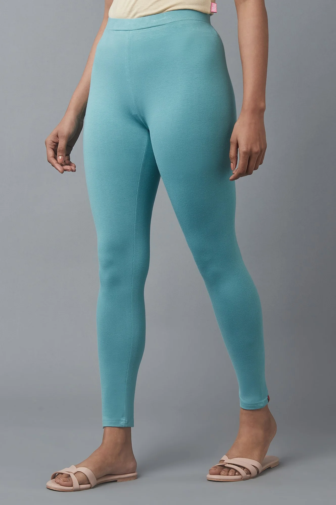 Blue Ankle Length Tights - Image 3