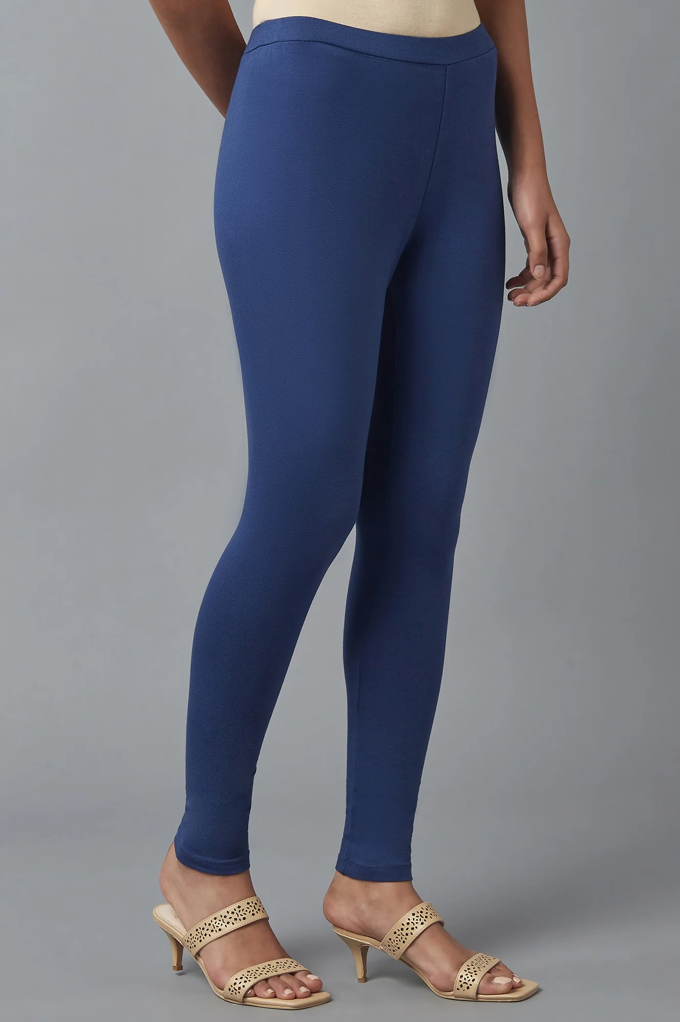 Blue Cotton Tights - Image 4