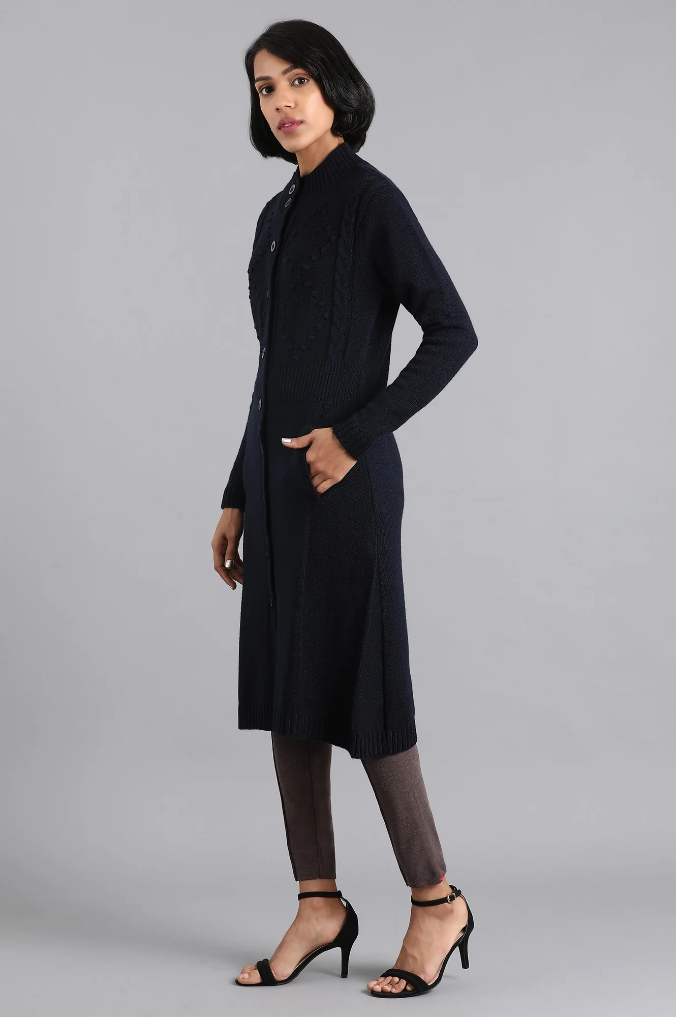 Blue Long Jacket - Image 3