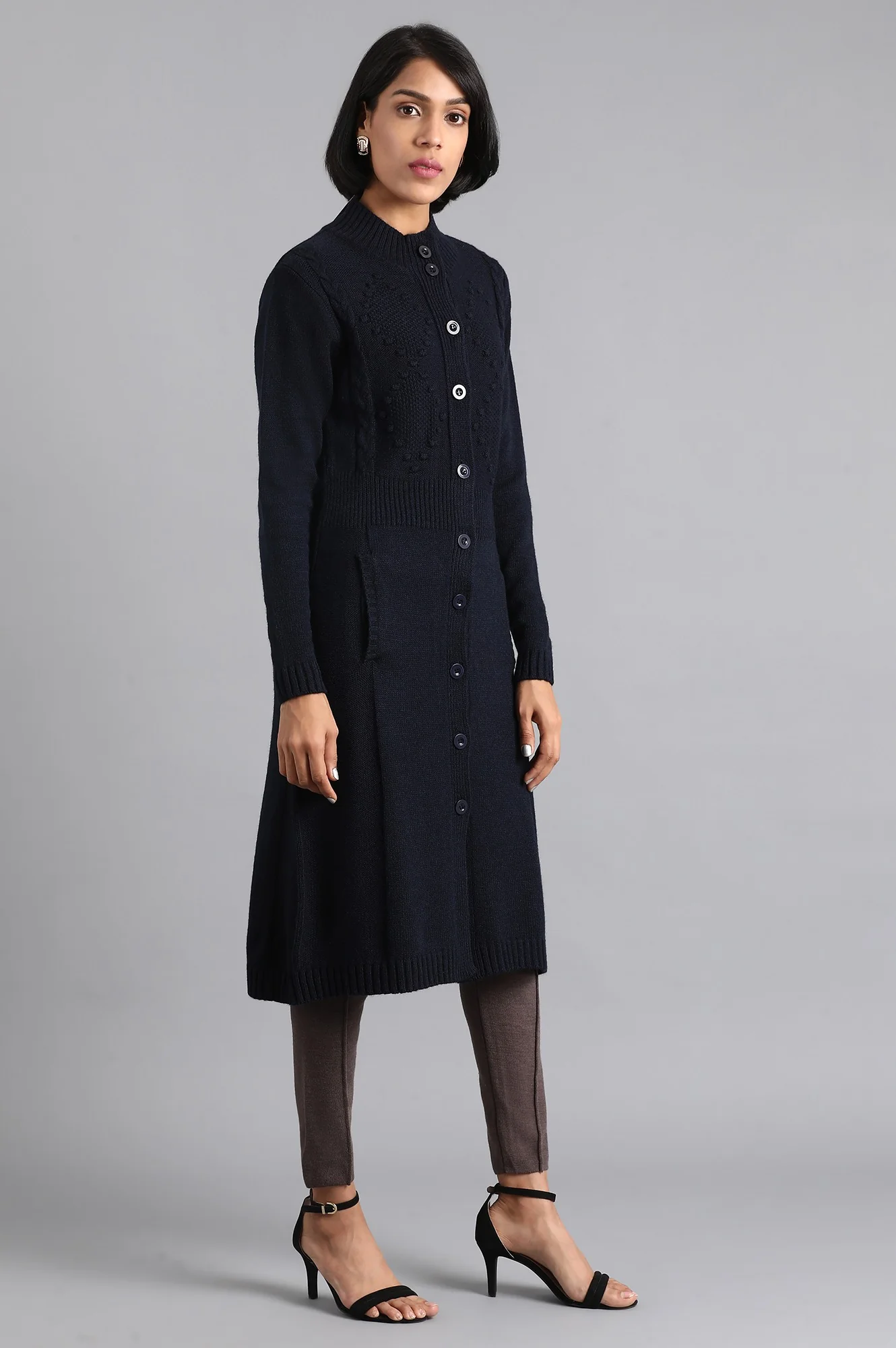 Blue Long Jacket - Image 4