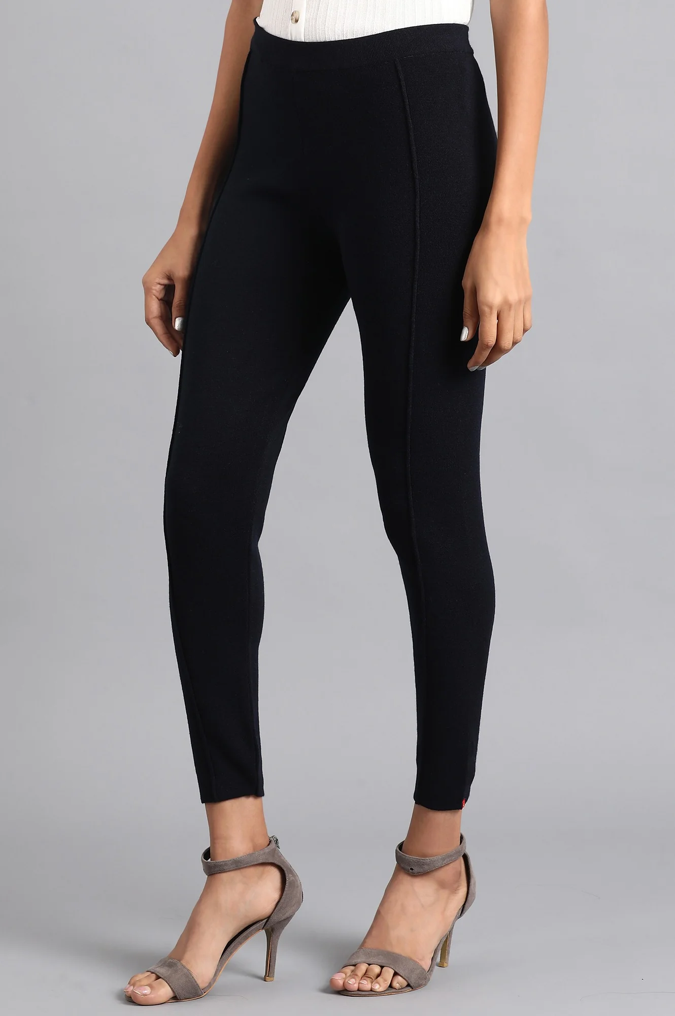 Blue Woollen Tights - Image 3