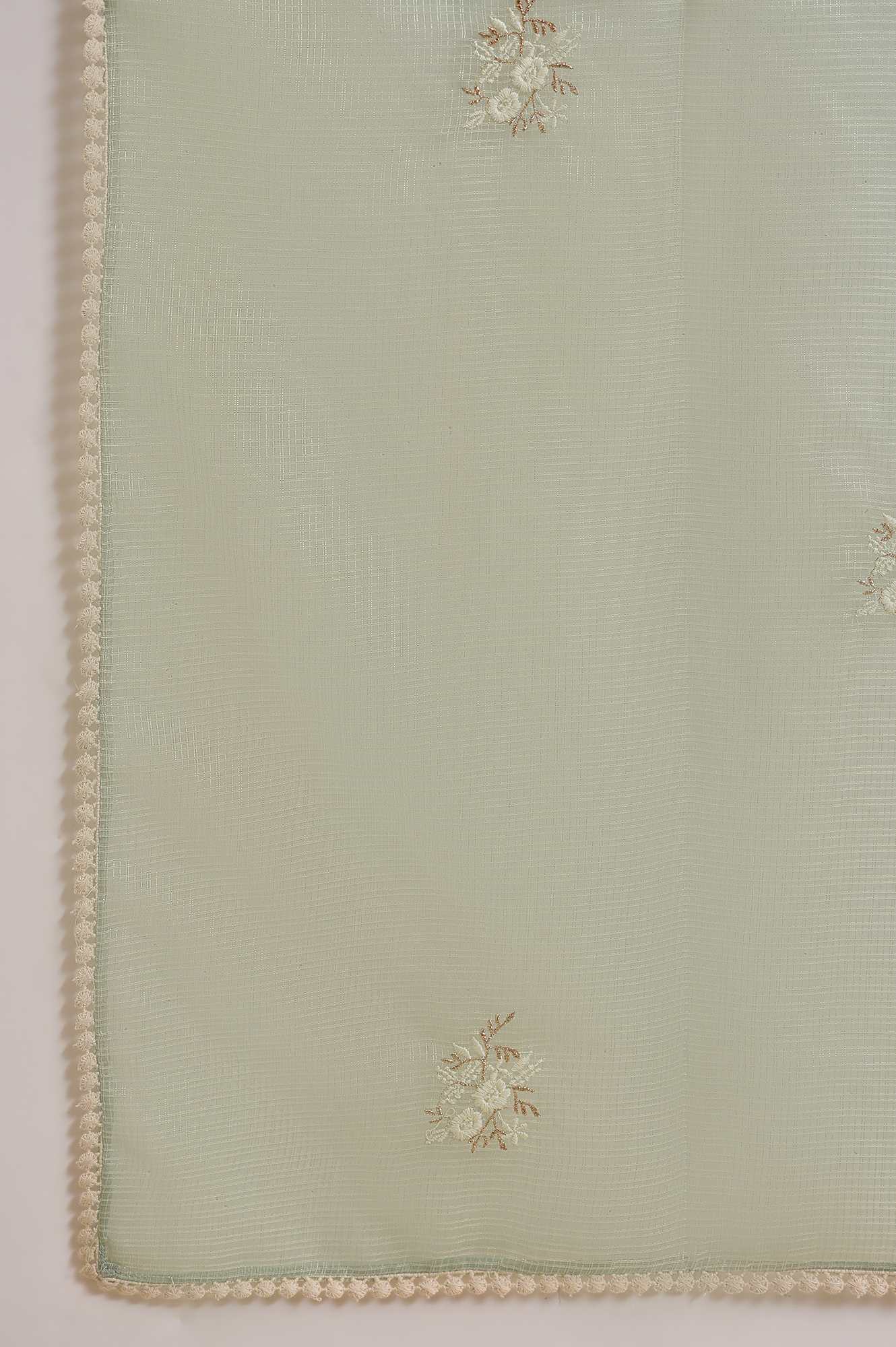 Cameo Green Kota Dupatta - Image 4