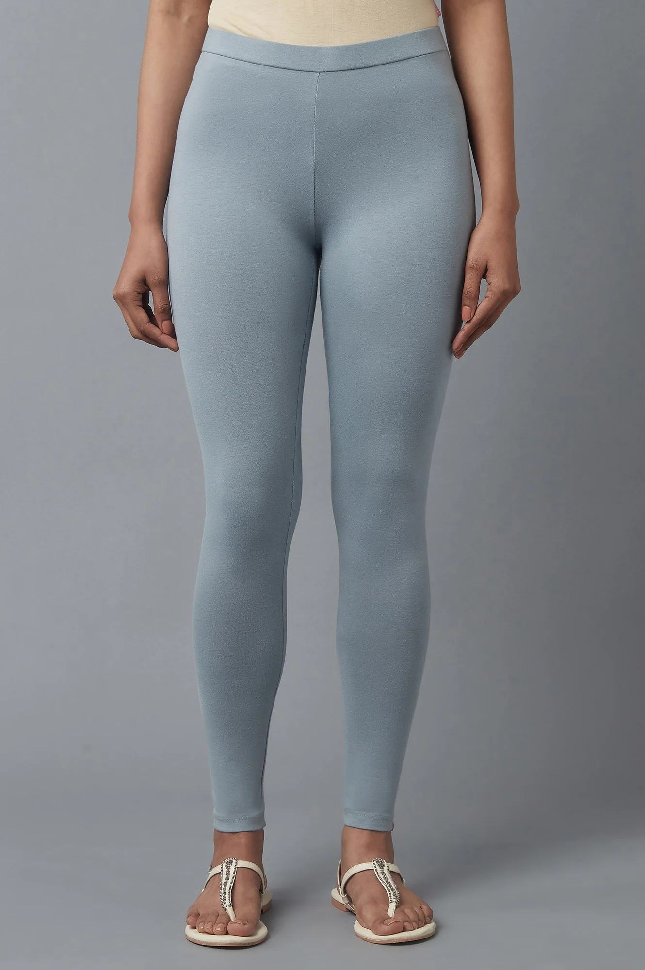 Chambray Blue Tights