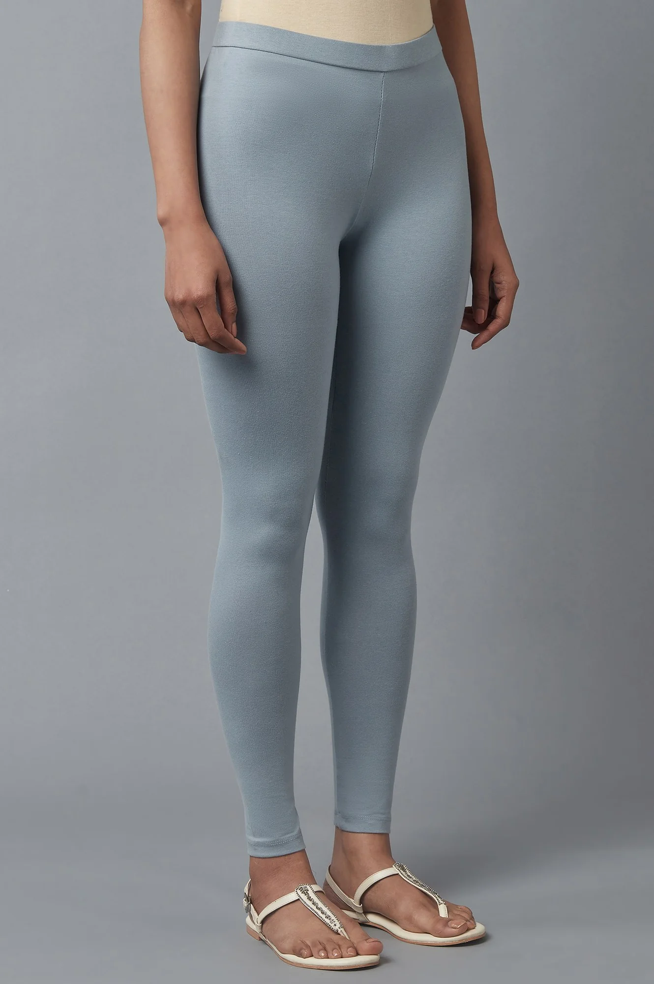 Chambray Blue Tights - Image 4