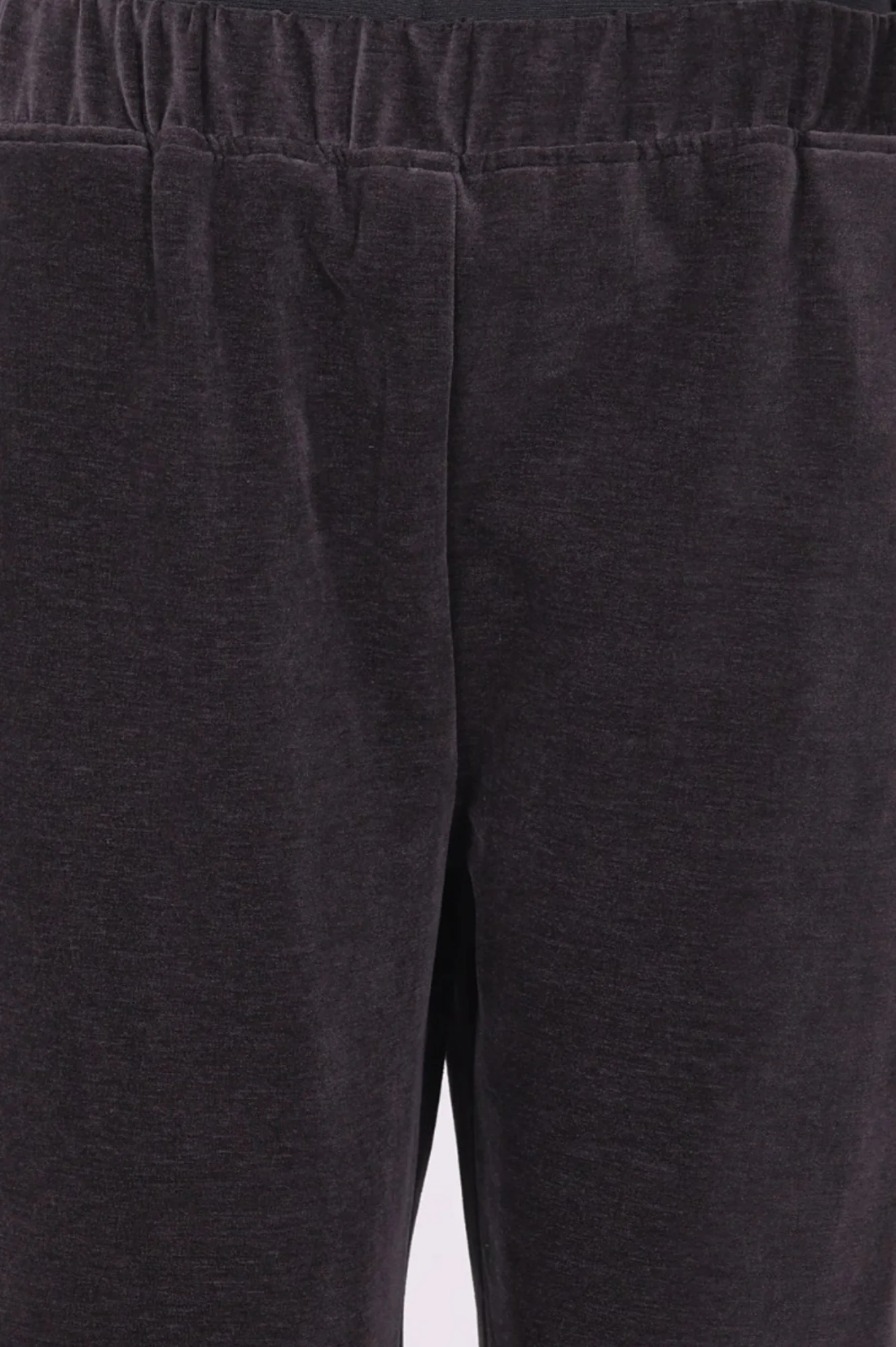 Charcoal Thread Embroidered Straight Velvet Kurta with Pants and Dupatta Set - Image 7