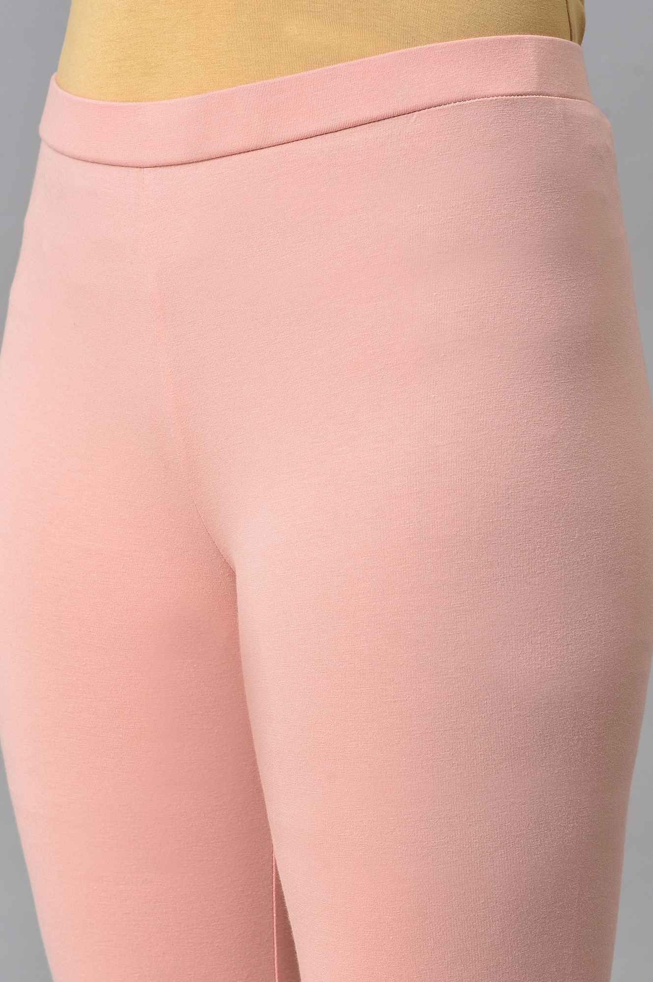 Coral Cotton Jersey Tights - Image 7