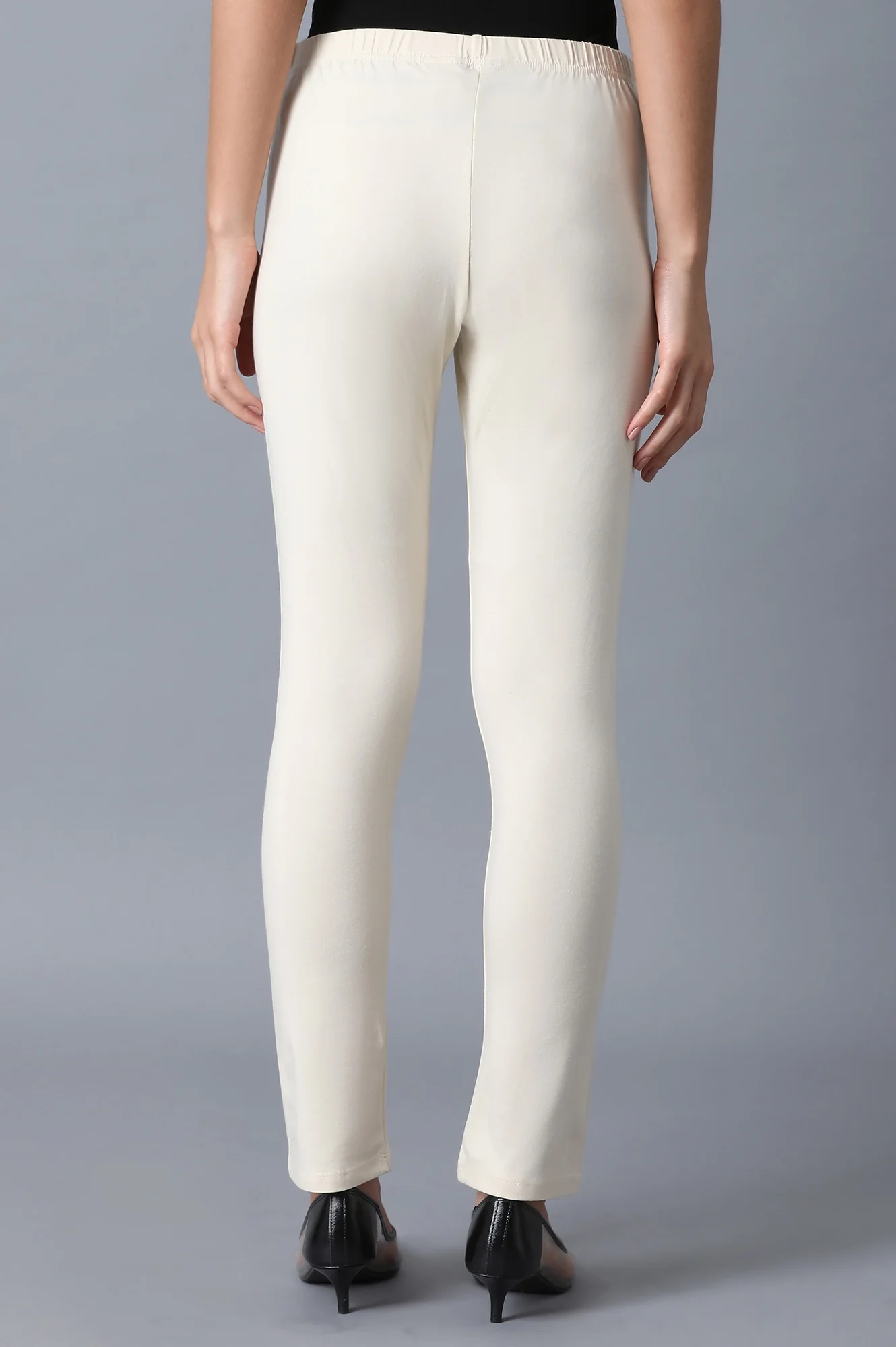 Cream Leggings - Image 2