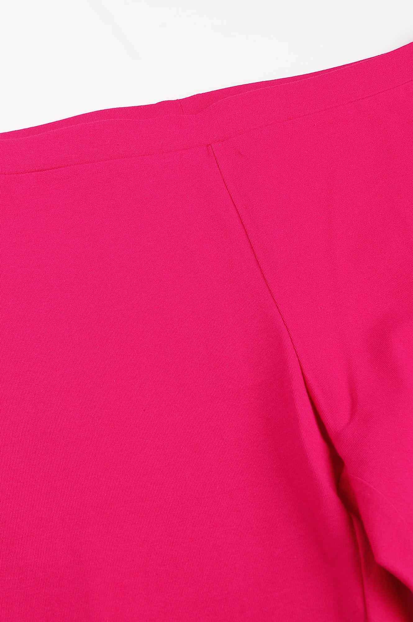 Dark Pink Solid Knitted Women Tights - Image 6