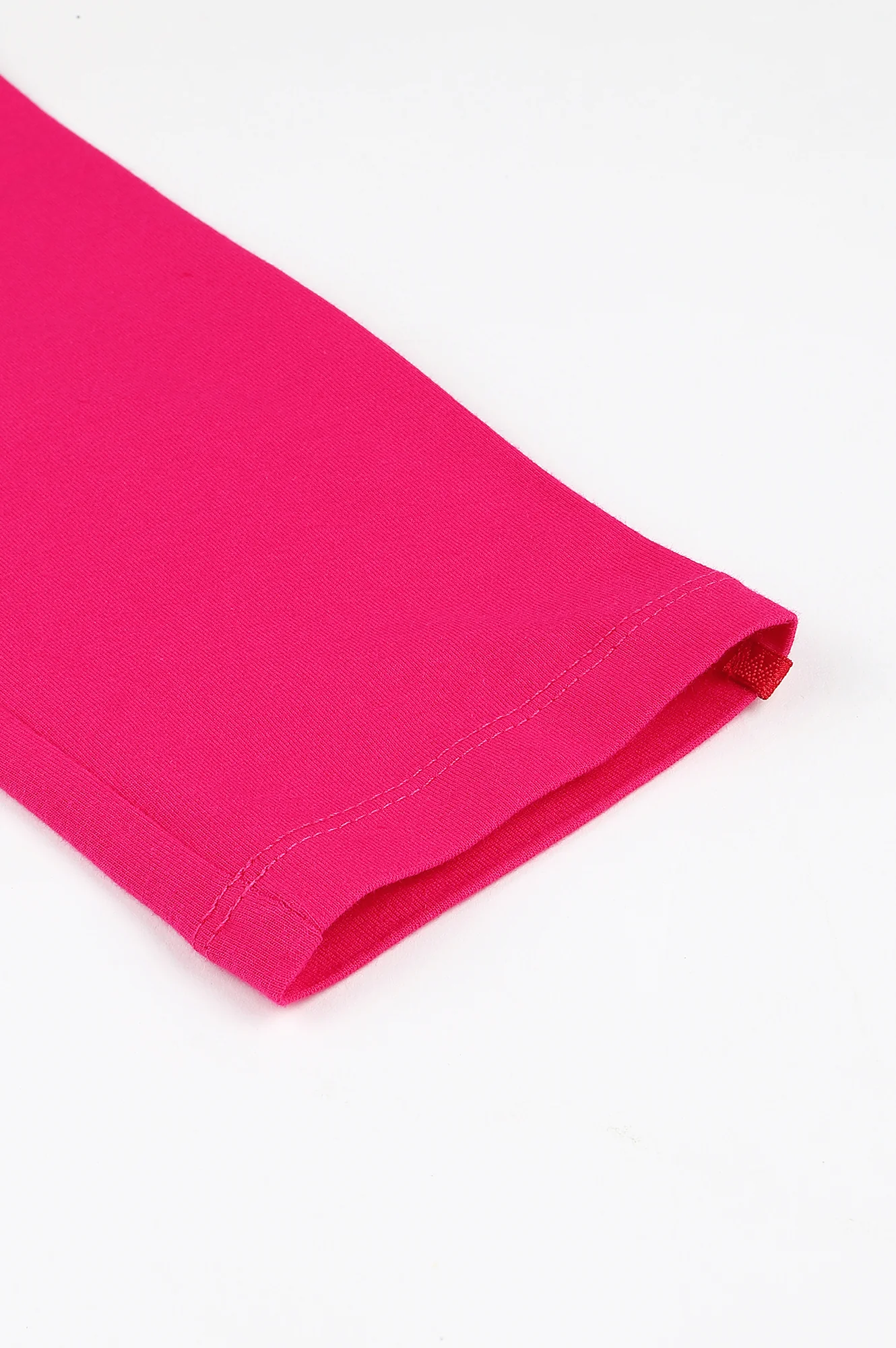 Dark Pink Solid Knitted Women Tights - Image 7