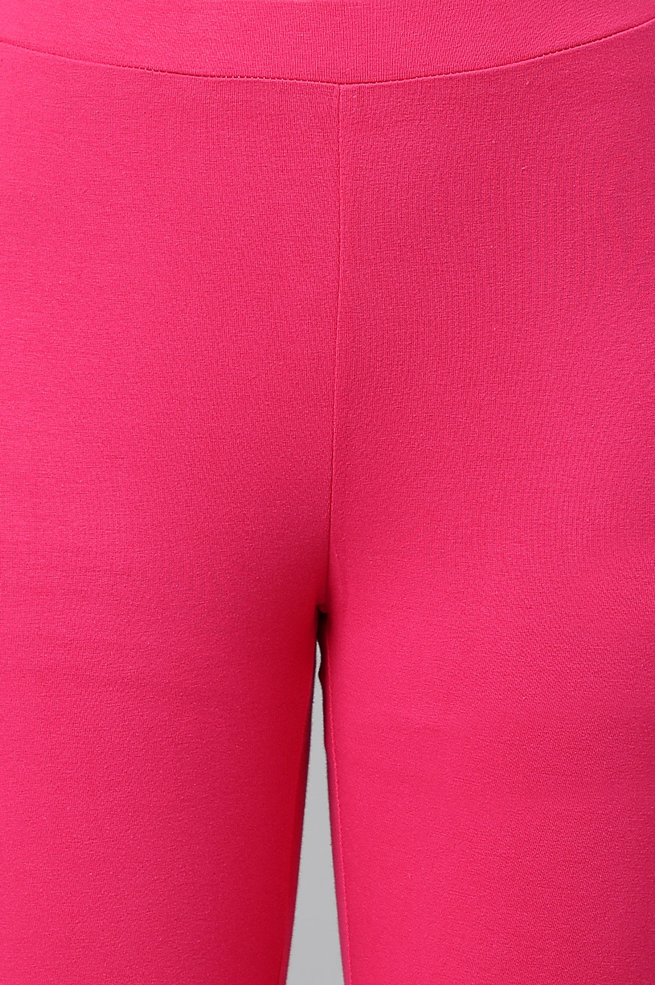 Dark Pink Solid Knitted Women Tights - Image 8