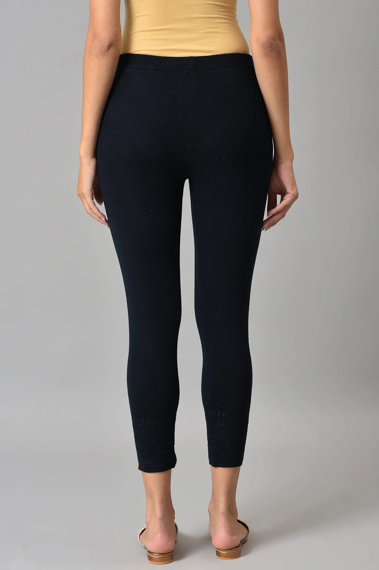 Deep Navy Winter Leggings - Image 2