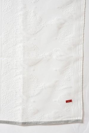 Ecru Brasso Dupatta - Image 4