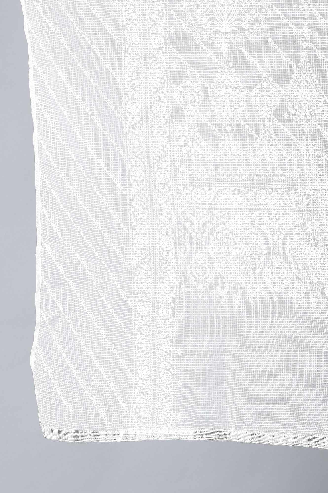 Ecru Kota Printed Dupatta - Image 4