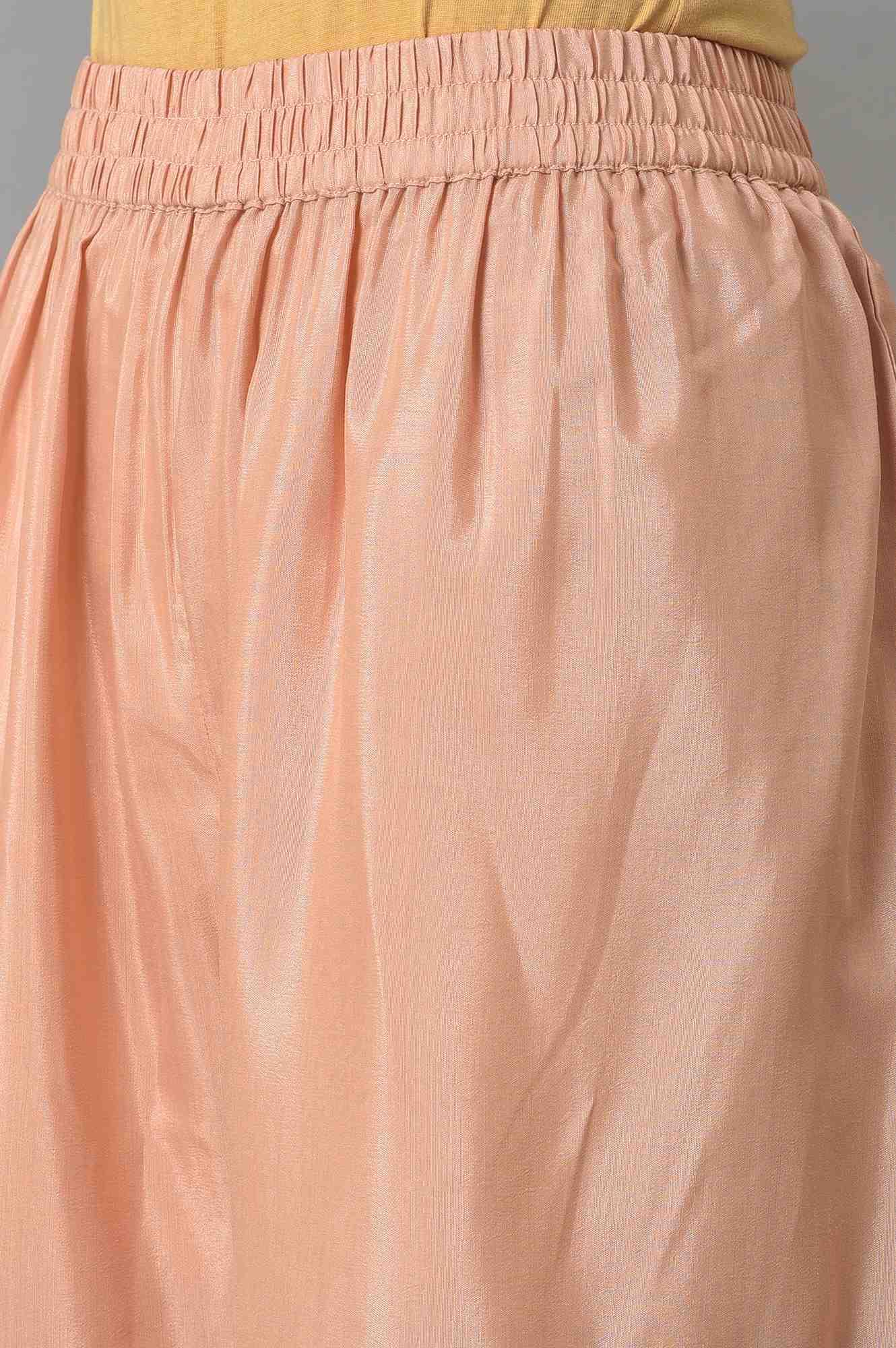 Ecru Short kurta And Pink Sharara With Dupatta Festive Set - Image 7