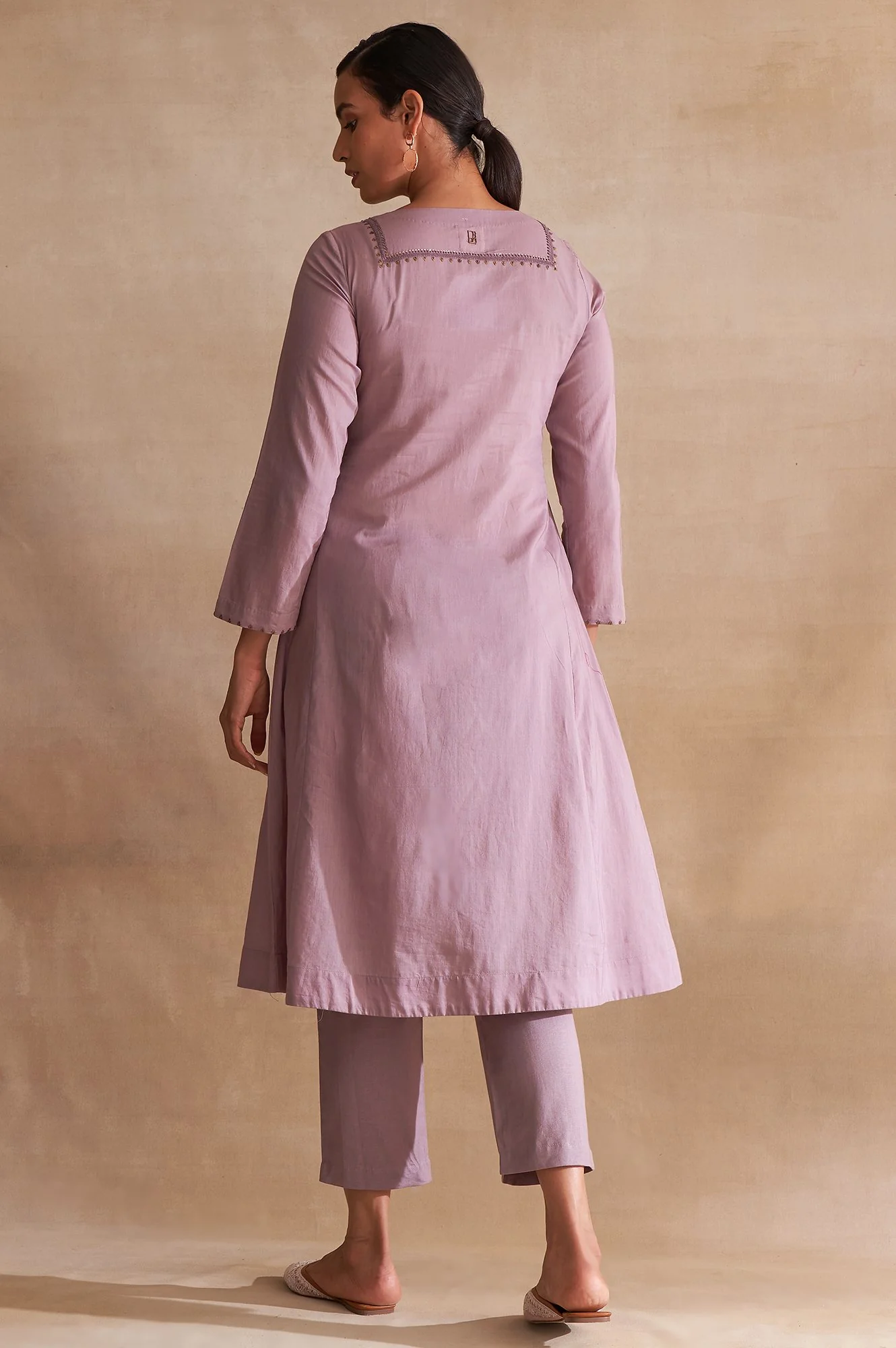 Folksong By W Lilac Embroidered kurta - Image 2