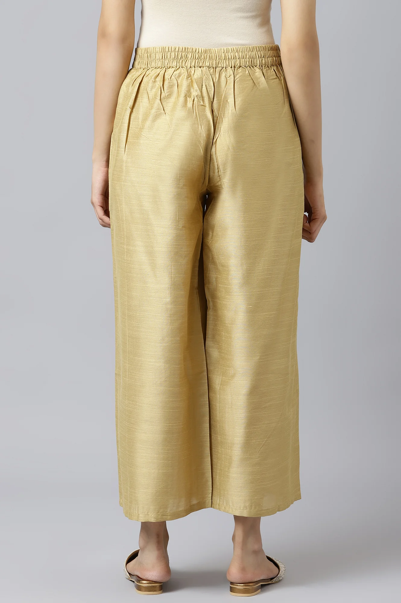 Gold Solid Culottes - Image 3