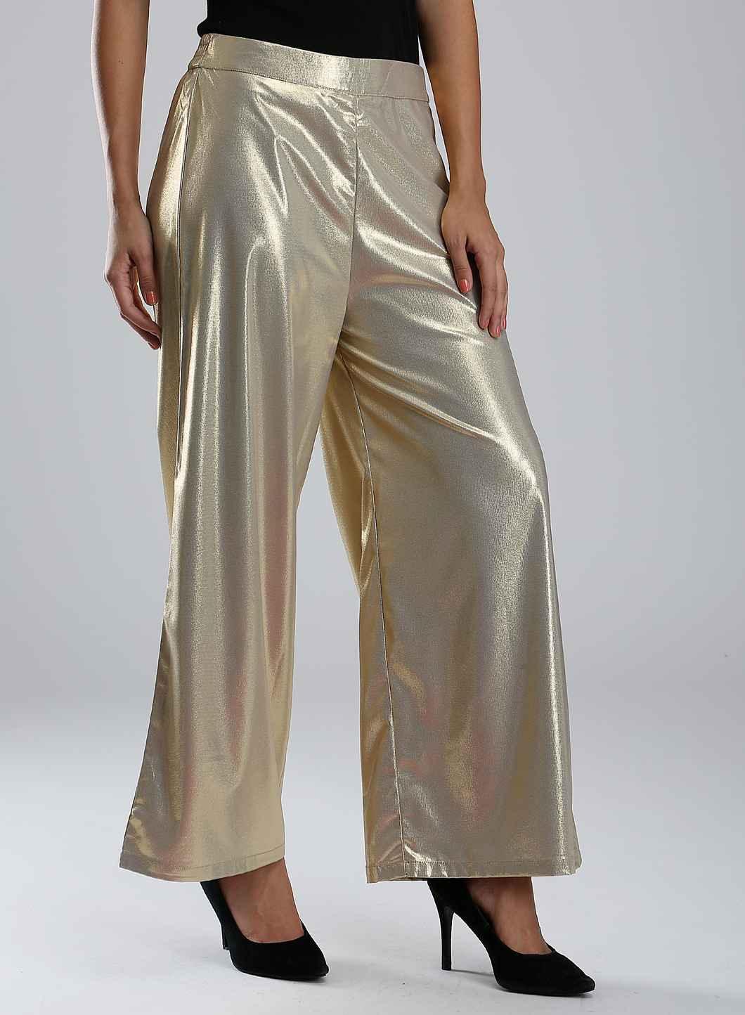 Golden Shimmery Pants - Image 3