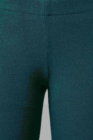 Green Acrylic Winter Leggings - Image 6