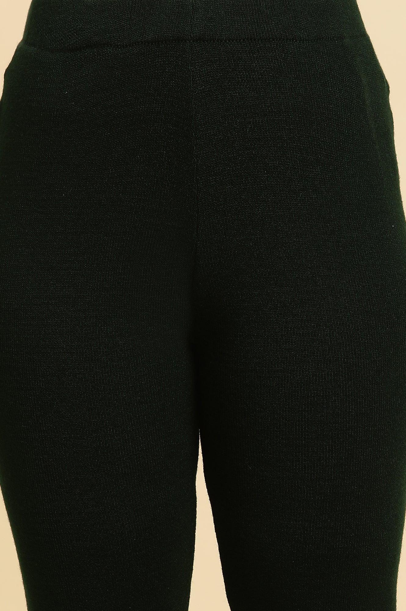 Green Acrylic Winter Tights - Image 6