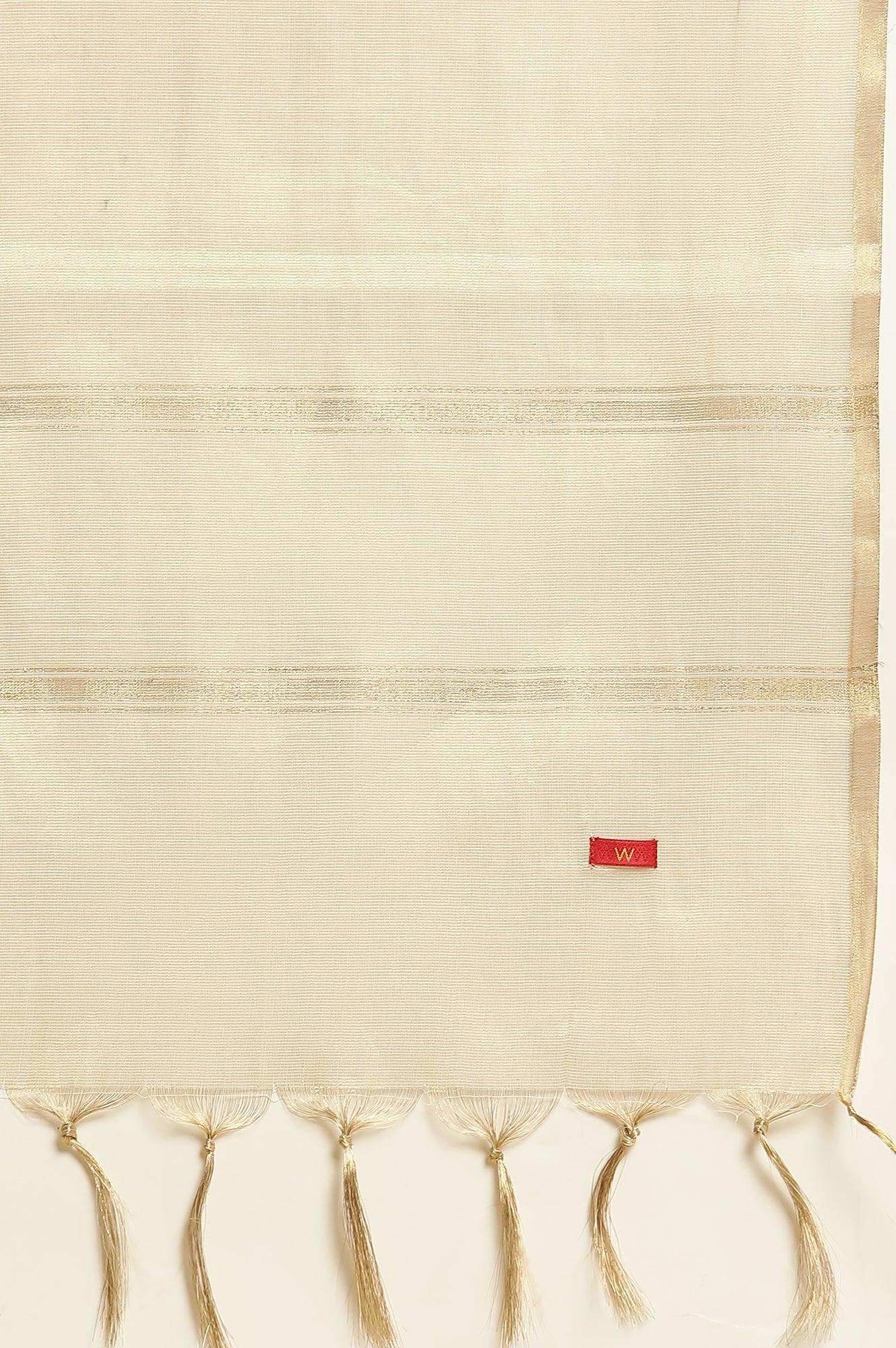 Green Zari Embroidered Straight Kurta, Pant And Dupatta Set - Image 9