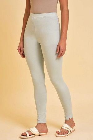 Greyish Green Ankle Length Tights - Image 3