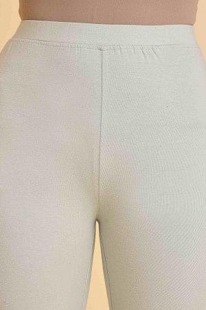 Greyish Green Ankle Length Tights - Image 6
