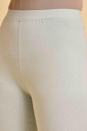 Greyish Green Ankle Length Tights - Image 7
