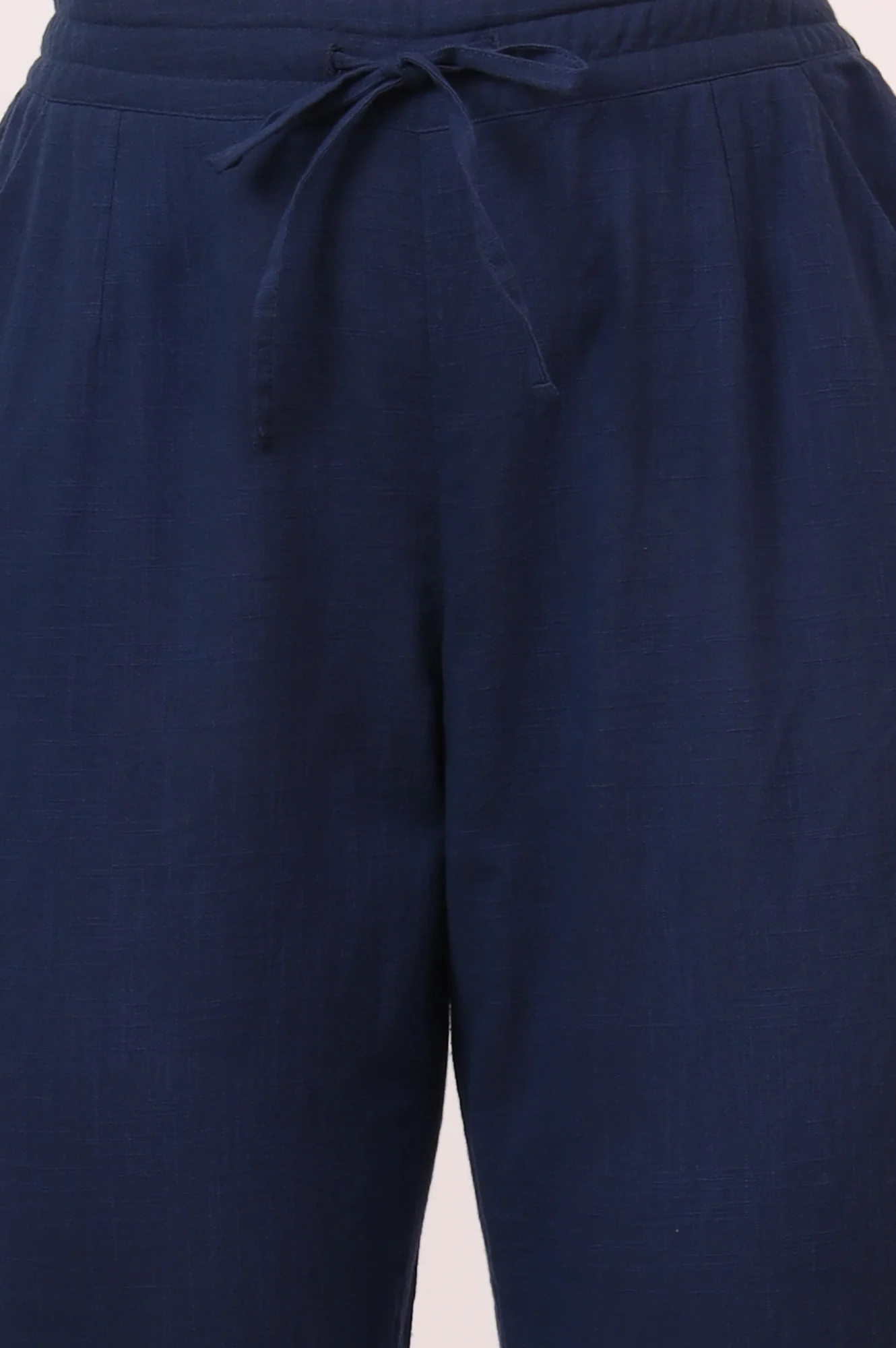 Indigo Blue Chikankari Tunic and Pants Set - Image 9