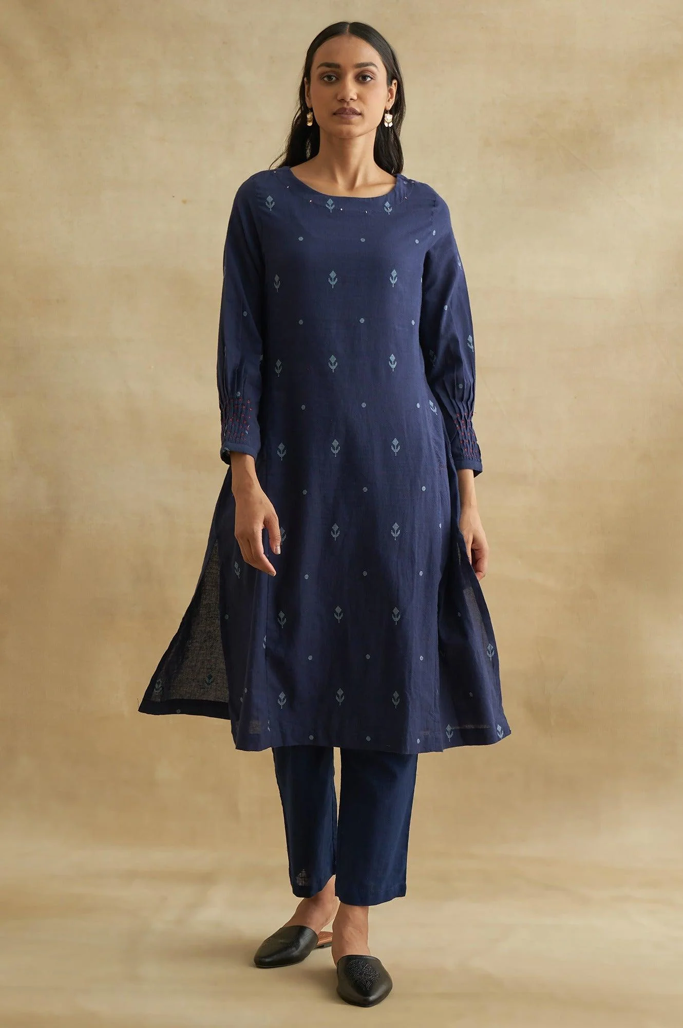 Indigo Yarn-Dyed Straight Pants - Image 5