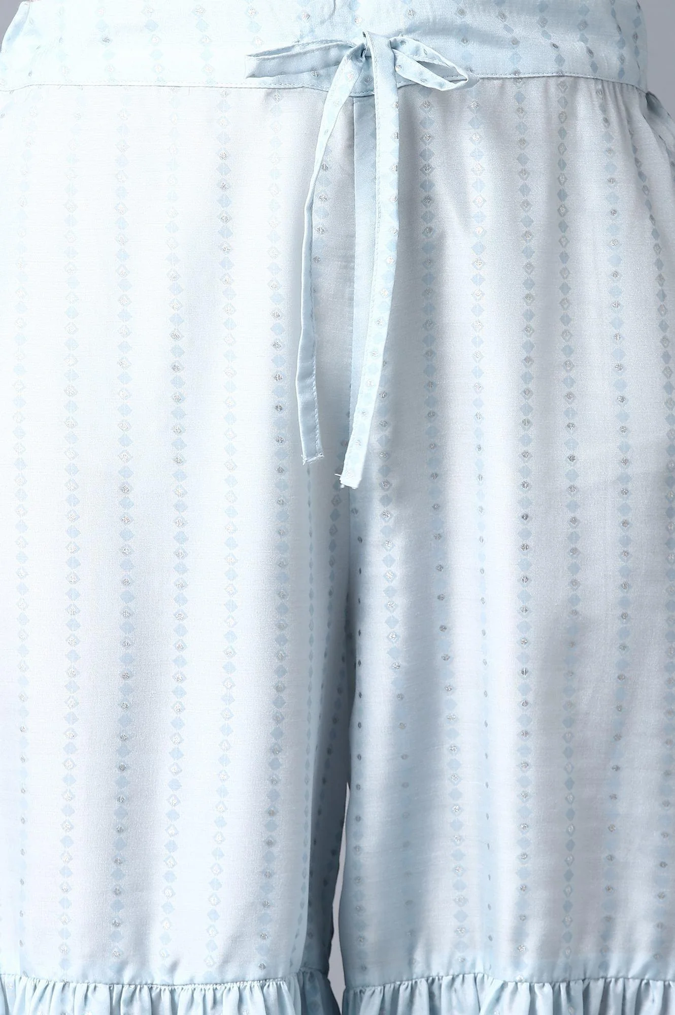 Light Blue kurta, Sharara And Dupatta Set - Image 6