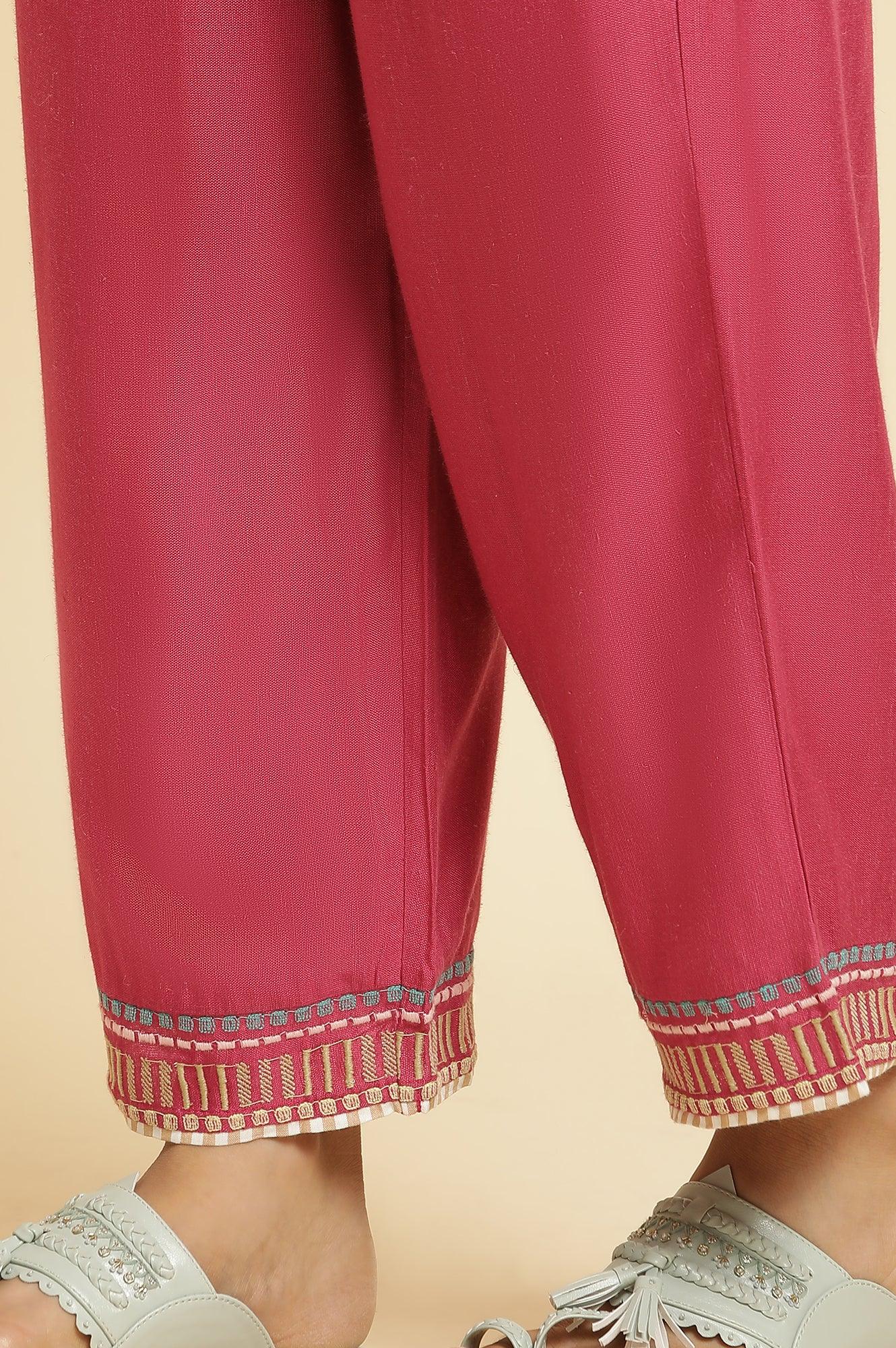 Light Blue Printed Kurta, Parallel Pants & Dupatta - Image 9