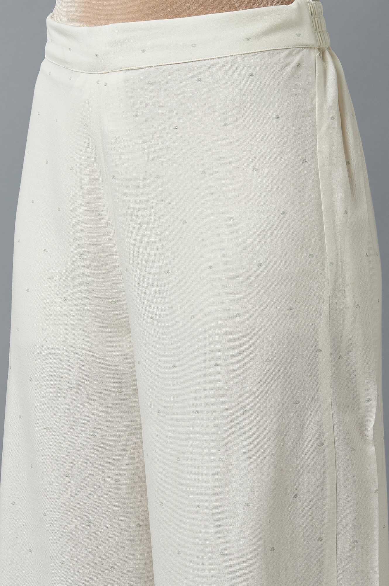 Light Green Embroidered kurta with Parallel Pants and Dupatta - Image 6