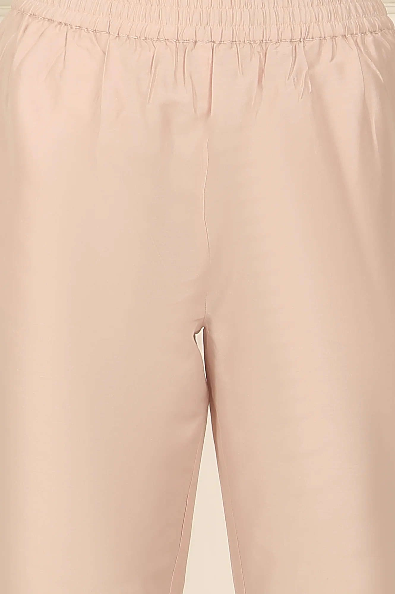 Light Pink Embroidered Organza Kurta, Pants and Dupatta Set - Image 8
