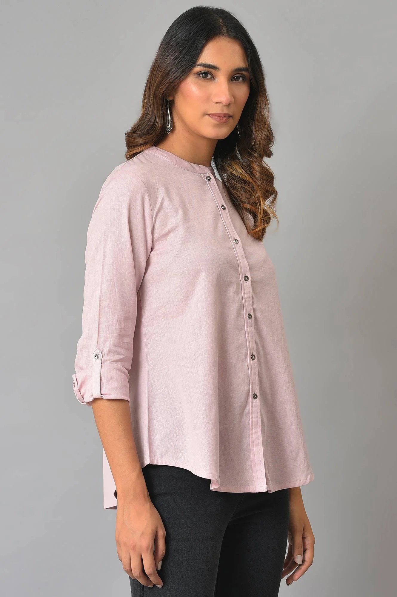 Light Purple Button Down Western Top - Image 4