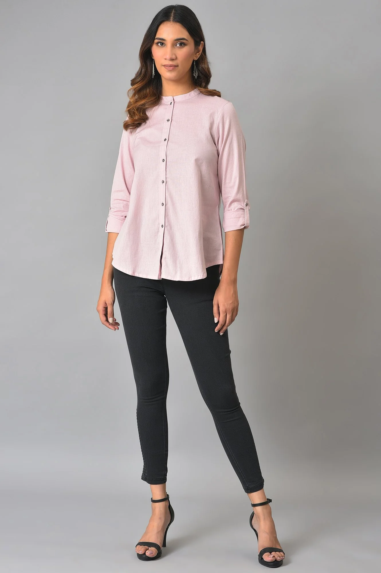 Light Purple Button Down Western Top - Image 5