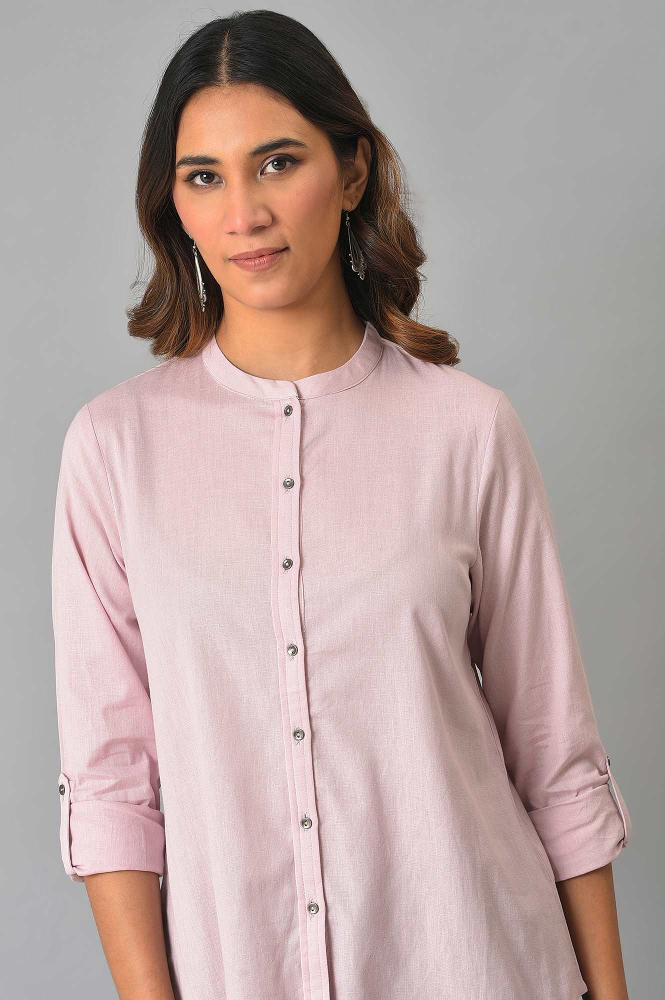 Light Purple Button Down Western Top - Image 6
