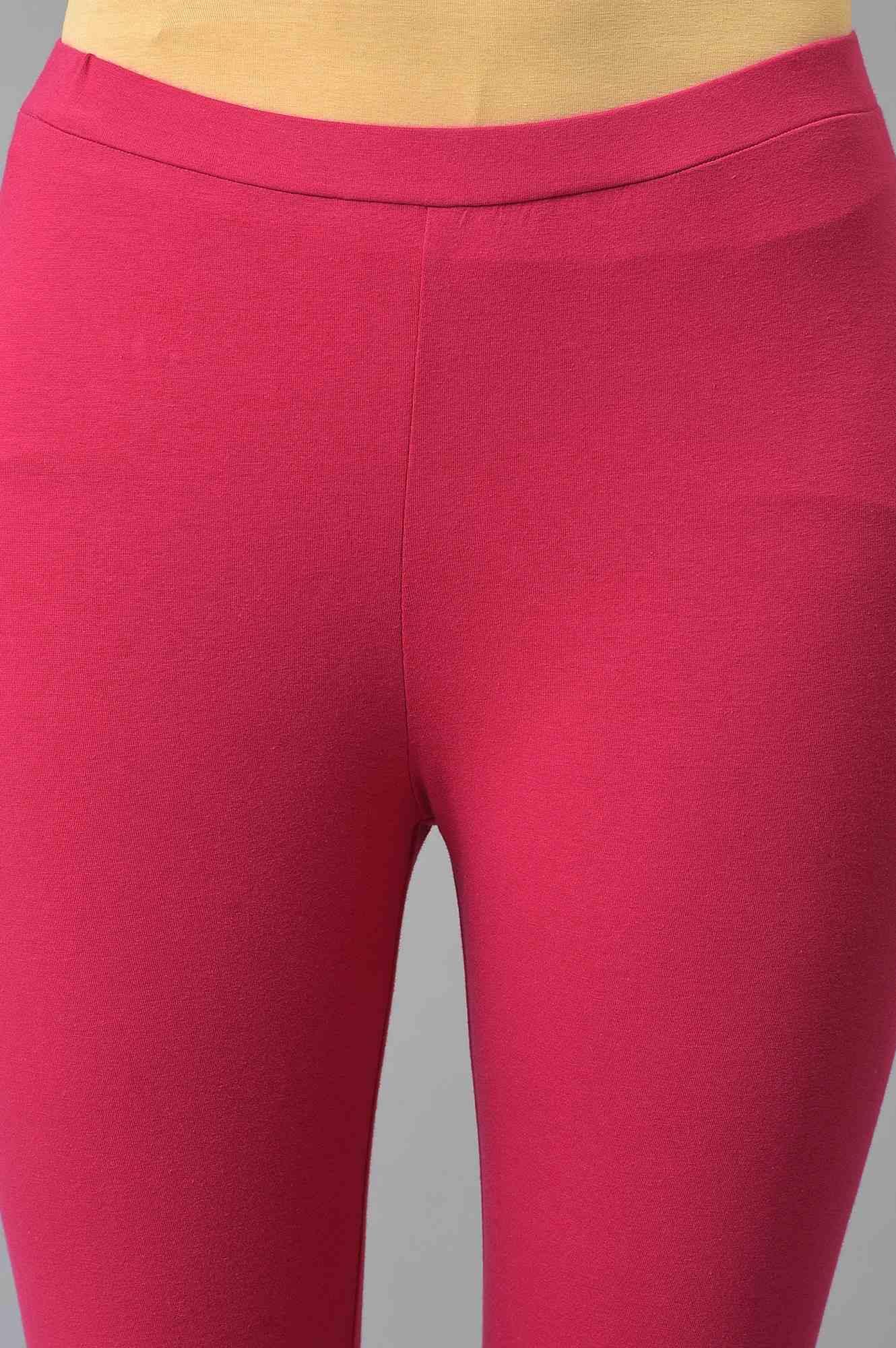 Light Purple Embroidered kurta With Pink Tights And Dupatta - Image 6