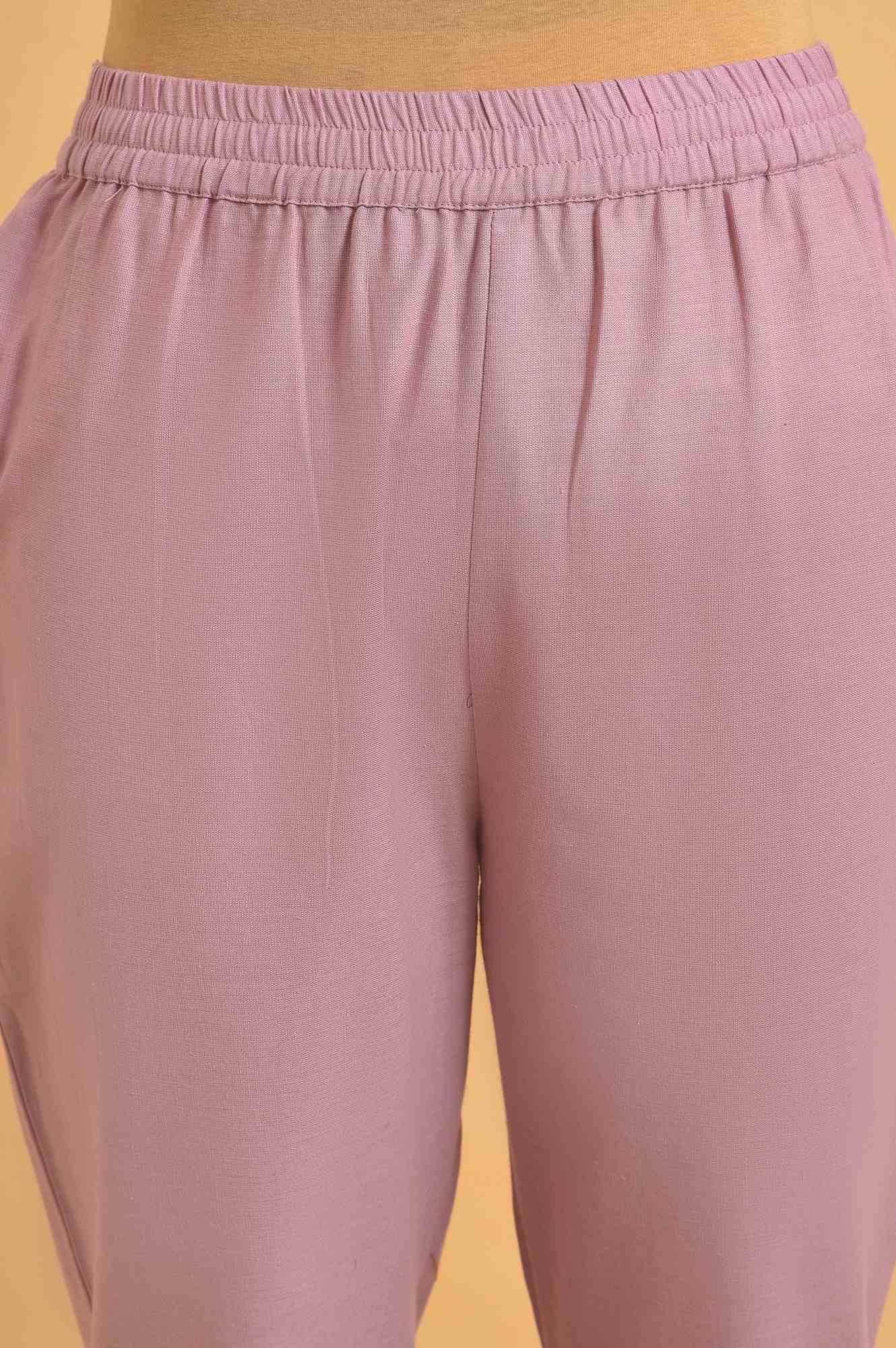 Light Purple Short kurta Set - Image 7