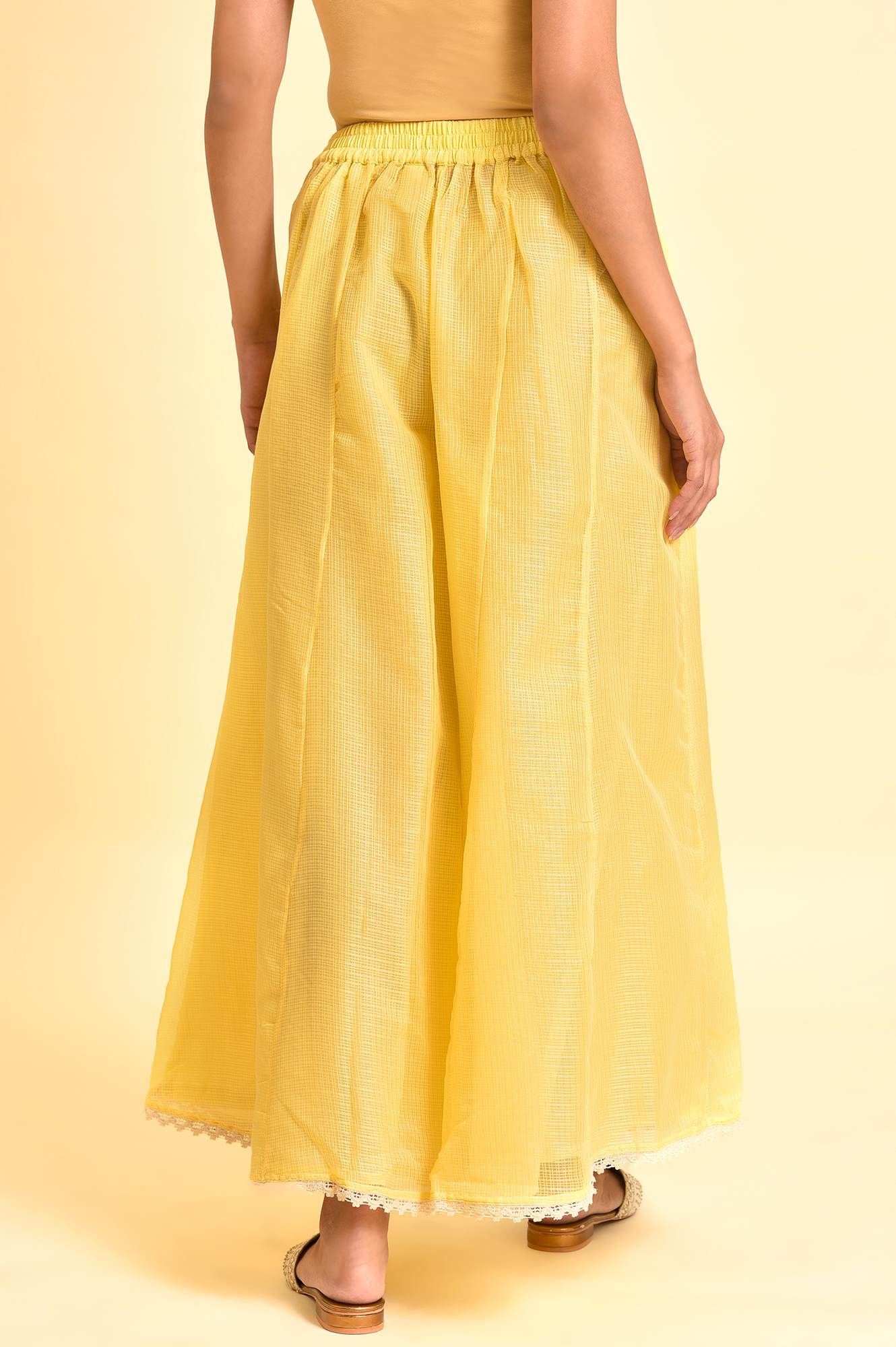 Light Yellow Kota Culottes - Image 2