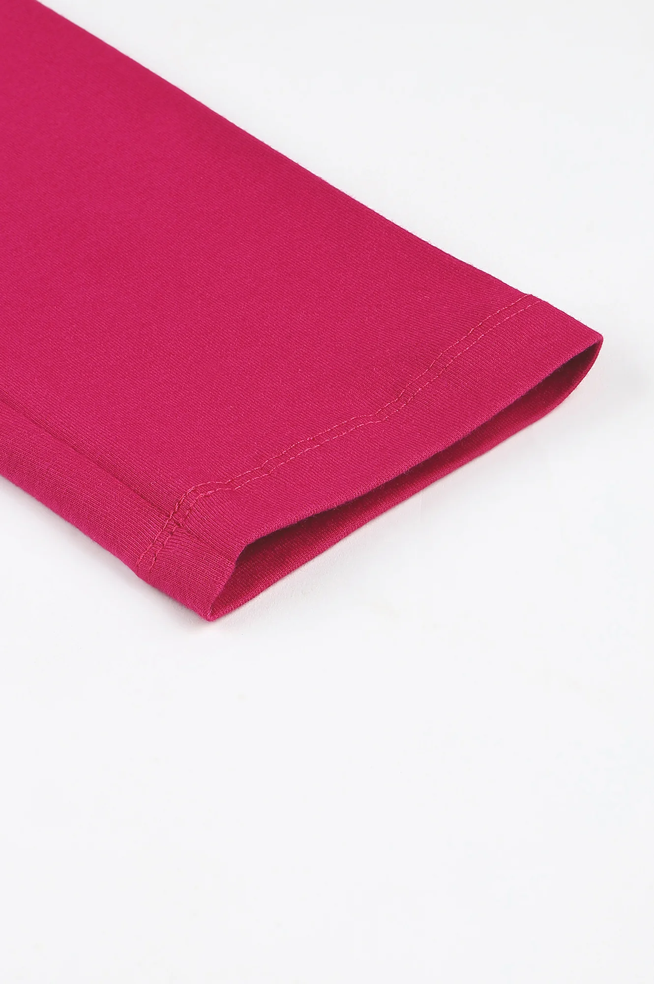 Magenta Solid Knitted Women Tights - Image 7