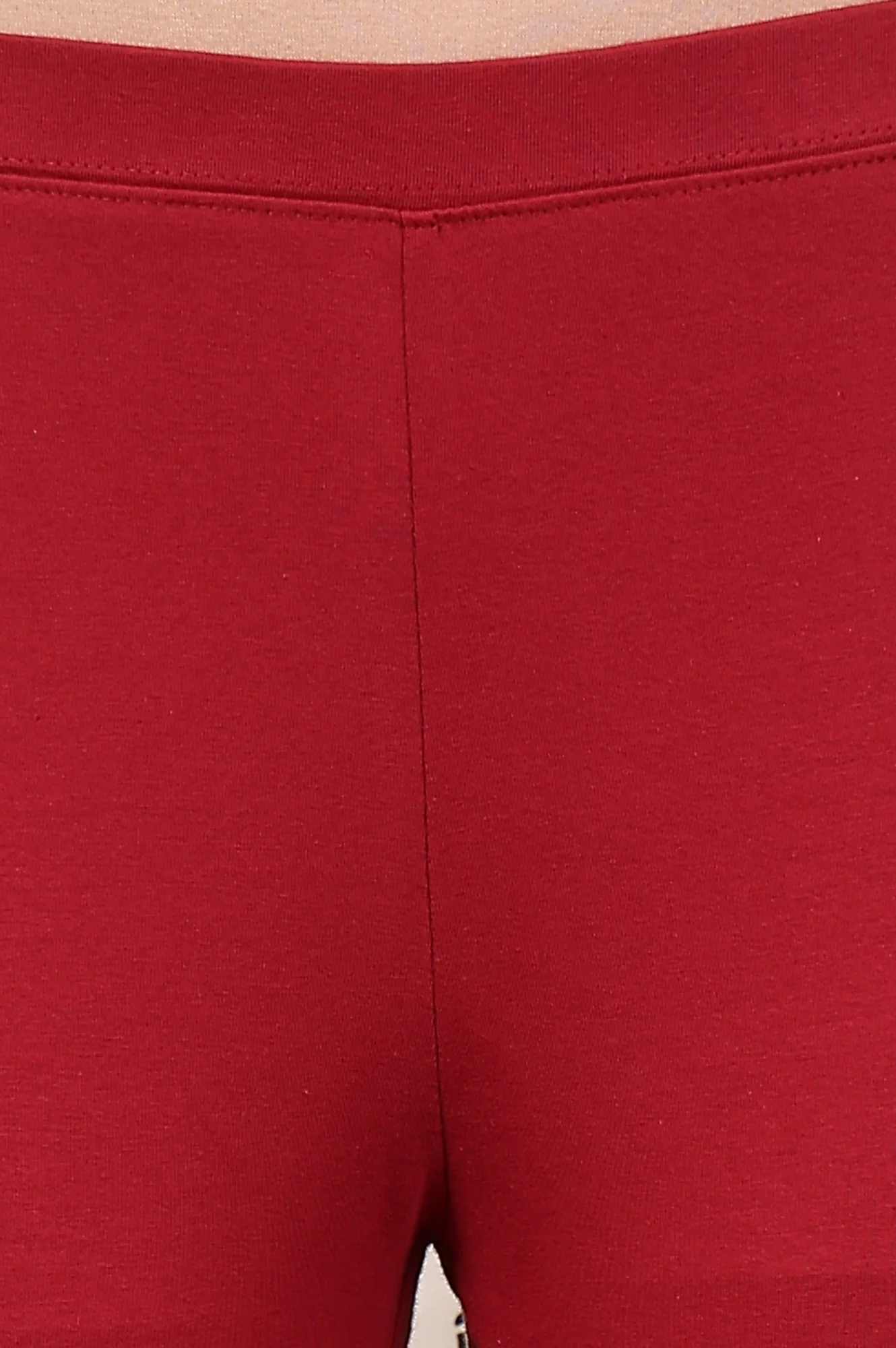 Maroon Knitted Cotton Lycra Tights - Image 5