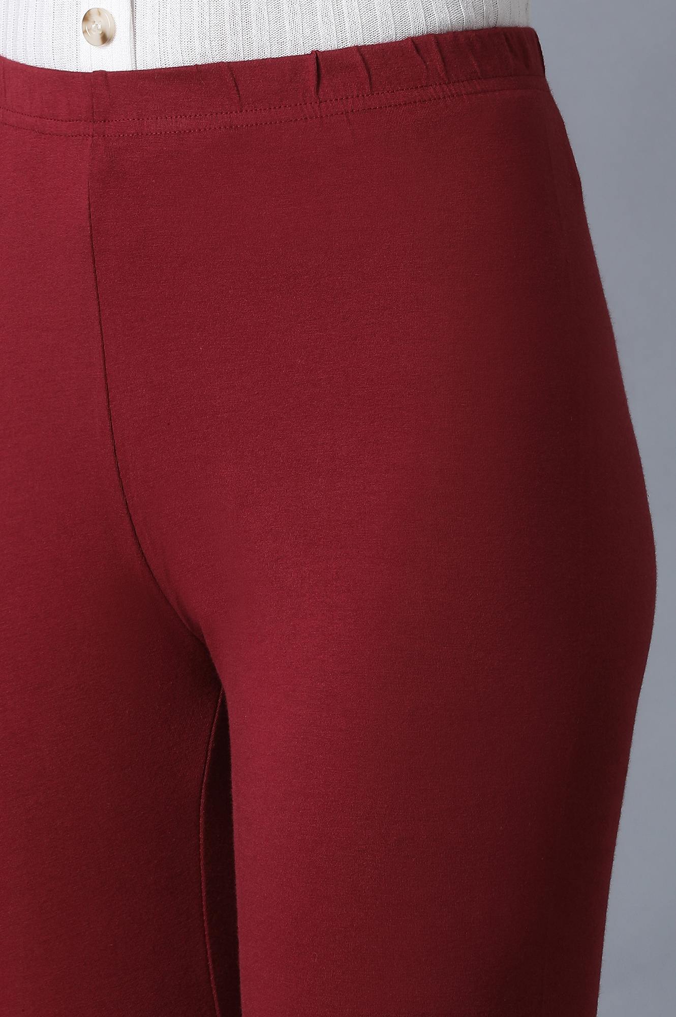 Maroon Leggings - Image 6