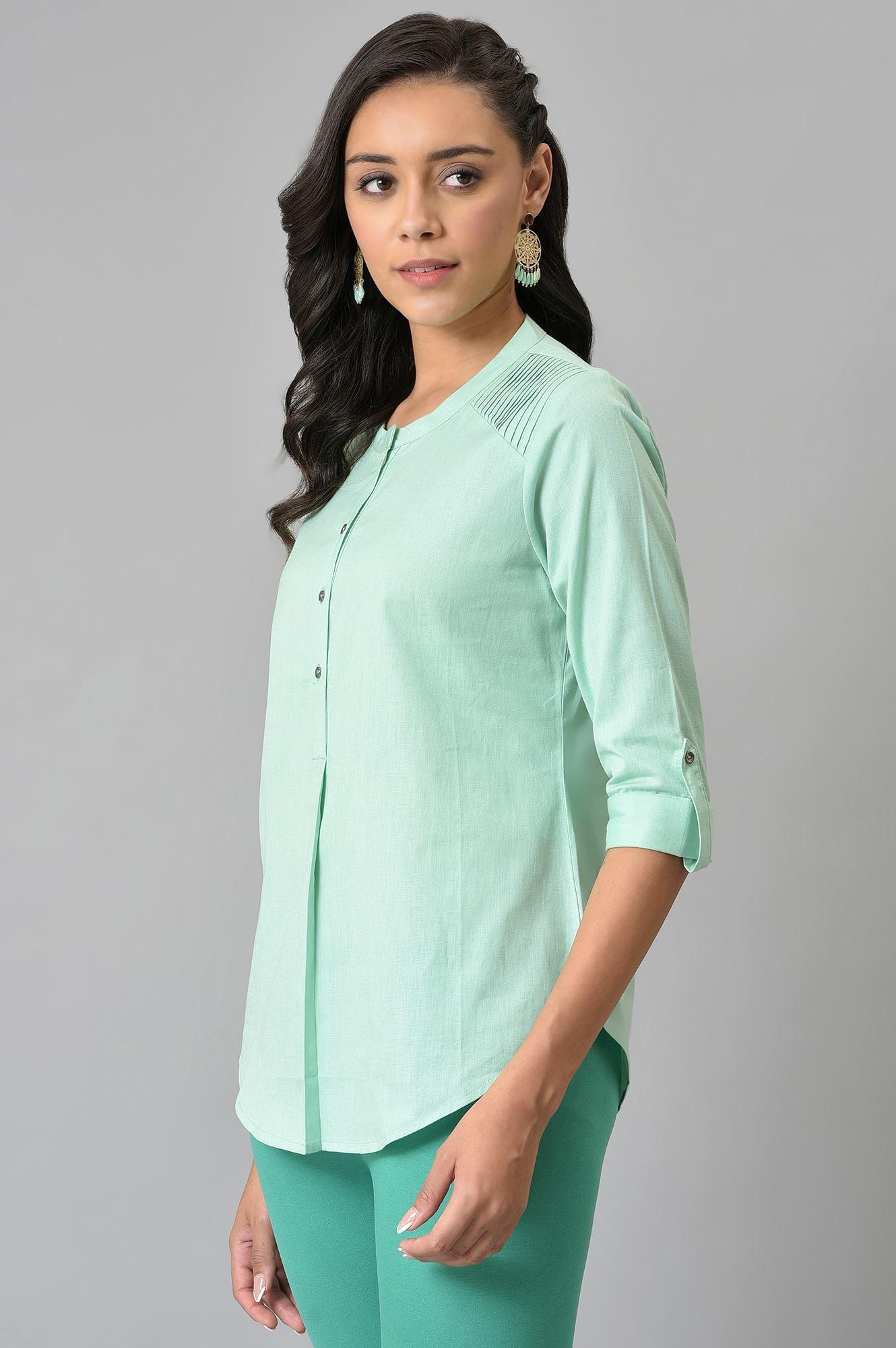 Mist Green Western Top - Image 3
