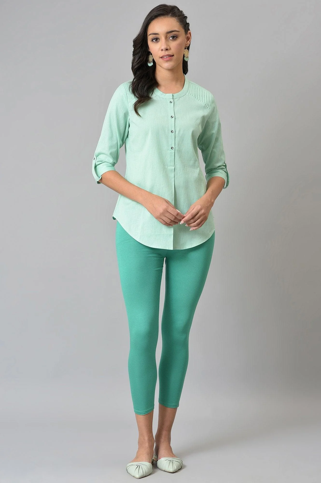 Mist Green Western Top - Image 5